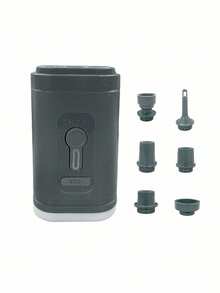 Teckwe 1pc Rechargeable Portable Electric Air Pump,1200 MAh Battery Capable Of Quick Inflation And Deflation. Suitable For Use In Home Wardrobes, Travel, Moving And Storage Organization. Comes With A Vacuum Sealing Accessory. Household Storage Items. - View 6