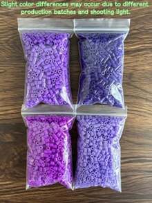 MINKOJA 4 Packs Of 2000pcs 5mm Fuse Beads, Large Hole Beads, Suitable For DIY Jewelry Making - Fuse Beads, Pixel Art Beads, Creative Crafts - The Ideal Choice For Jewelry Designers - Multicolor - View 20