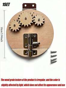 Wooden Busy Board Activity Board DIY Accessories, Suitable For Handicrafts, Fine Finger Movement Training, Elderly Dementia Busy Board, Training Board - Multicolor - View 9