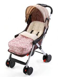 Cozy Pixies 1 Piece Digital Printed Stroller Protective Cover, Stroller Foot Cover, Plush Inside, Warm Foot Guard, Winter Use - Multicolor - View 7