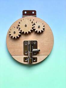 Wooden Busy Board Activity Board DIY Accessories, Suitable For Handicrafts, Fine Finger Movement Training, Elderly Dementia Busy Board, Training Board - Multicolor - View 7