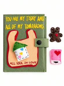 Joivida Portable Non-Woven Photo Album, DIY Ledger, Fun Cartoon Small Card Photo Storage Card Book, Suitable For Family And School Travel, Multi-Functional Photo Storage Notebook For All Seasons, Holiday And Birthday Gifts - multicolor - View 19