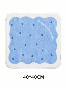 Joivida Soft Plush Wavy‑Edge Seat Cushion Features Lovely Polka‑Dot Patterns, Offering Soft Padded Support For Sitting. It Fits Office Chairs, Dining Stools And Study Desks, Bringing Cozy Comfort For Long‑Time Seating In Home And Workspace. - multicolor - View 27