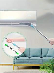 1PC Extendable Ultra-Fine Fiber Duster With Long Handle, Bendable Washable Microfiber Head, Easily Reach Hard-To-Access Areas, Ideal For Bedroom, Living Room, Ceiling, Furniture, Bed Bottom Cleaning Tool - various - View 8
