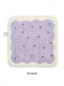 Joivida Soft Plush Wavy‑Edge Seat Cushion Features Lovely Polka‑Dot Patterns, Offering Soft Padded Support For Sitting. It Fits Office Chairs, Dining Stools And Study Desks, Bringing Cozy Comfort For Long‑Time Seating In Home And Workspace. - multicolor - View 26