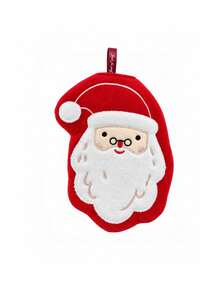 Teckwe Christmas Cleaning Cloth, 2 Patterns Optional, Santa & Reindeer Plush Dish Towel, Xmas Home Kitchen Decor - Christmas series - View 9