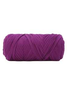 1pc 200g Premium T-Shirt Yarn, Stretchy Soft Polyester Cord Knitting Thread, Crochet Yarn For DIY Handmade Bags Baskets Blankets Mats Slippers Cushions Dolls, Multicolor Craft Supply - Multicolor - View 13