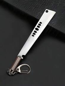 Mini Sword Keychain With Sheath Yellow Iron Decorative Collectible Keyring For Outdoor Leisure Adults 18 Plus Collectors Backpack Pendant Display Gift - Multicolor - View 4