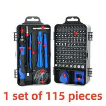 115/46pcs High Quality Car Repair Tool Set With Quick Ratchet And Hex Key, Durable Socket Set, Portable Storage Box, Suitable For Car Maintenance And Emergency Repair - View 6