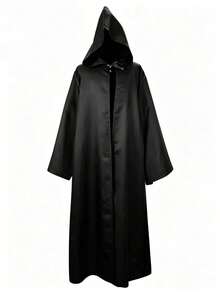 1PC Halloween Cosplay Costume | Halloween Gift | Festive Atmosphere Outfit - Black Cloak - View 13