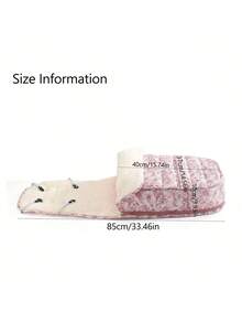 Cozy Pixies 1 Piece Digital Printed Stroller Protective Cover, Stroller Foot Cover, Plush Inside, Warm Foot Guard, Winter Use - Multicolor - View 4