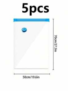20/10/9/8/5/1pc Large Capacity Vacuum Compression Storage Bags, Dustproof, Rectangular, Space Saving, Storage Bags For Travel, Closet & Home Organization, Clothes, Bedding, School Dorm Supplies, Home Storage. - Multicolor - View 20