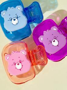 SHEIN X Care Bears Travel Toothbrush Storage Clip, Portable Toothbrush Head Protective Cover - Multicolor - View 5