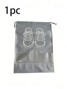 1/5Pcs Shoe Storage Bag, Dustproof Drawstring Shoes Pouch, Non-Woven Travel Shoes Organize For Outdoor Home Use, Moisture-Proof Transparent Cover Sets For Travel And Storage Uses Sets For Home Uses Sets - Multicolor - View 11