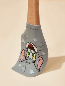 TOM & JERRY X SHEIN 2pcs/Set Cartoon Pattern Cake Cream Spatula - Multicolor - View 4