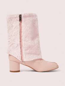 CUCCOO DOLLMOD Women's Fashion Medium Boots - Pink - View 5