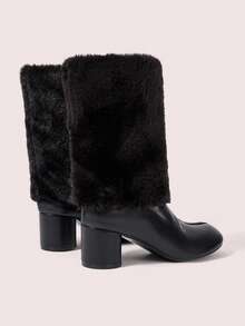 CUCCOO DOLLMOD Women's Fashion Medium Boots - Black - View 4
