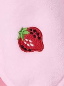 Strawberry Shortcake X SHEIN Three-Dimensional Cartoon Hanging Hand Towel - Pink - View 5