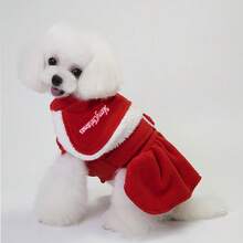 PETSIN Pet Bells, Christmas Dresses, Festive Dog Dresses - Red - View 8