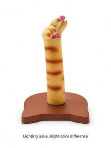 Joivida Cute Cat Paw Tissue Holder, Independent Toilet Paper Storage Rack, Cartoon Fun Home Decoration Ornament, Multifunctional Decorative Paper Storage Organizer, Suitable For Bathroom, Bedroom, Dressing Table, Holiday And Birthday Home Gifts - Multicolor - View 12
