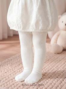 Cozy Pixies 1 Pair Of Baby Solid Color Children's One-Piece Socks Versatile Simple Style Basic Versatile Baby Girl And Baby One-Piece Socks - Multicolor - View 7