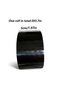 1pc Multifunctional Repair Patch & Duct Tape (Black Fabric),Seat Bag Scratches And Holes Are Repaired With Self-Adhesive Patches. - Black - View 9