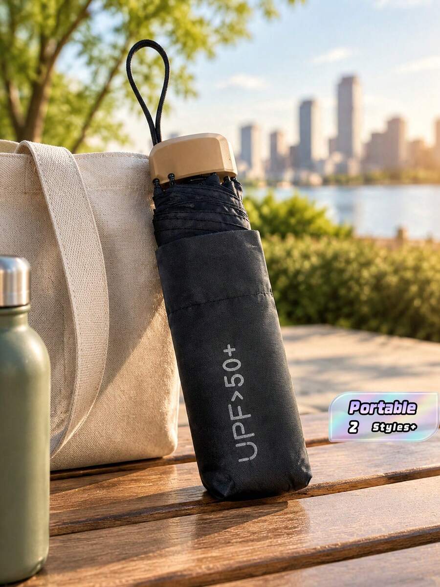 Ultralight Sun Umbrella With Uv Protection And Compact Folding Design, Minimalist, Subtle Luxury, And Elegant Mini Pocket Umbrella Collection. These Professional-Grade Sun Umbrellas Feature A Stylish Design And Provide Upf50+ Advanced Uv - Default - View 1