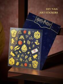 HARRY POTTER X SHEIN ملصق أظافر لطيف، ملصق مائي متعدد الاستخدامات مناسب للمانيكير وزجاجات المياه والقرطاسية ودفاتر الملاحظات DIY - متعدد الألوان - مشاهدة 1