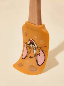 TOM & JERRY X SHEIN 2pcs/Set Cartoon Pattern Cake Cream Spatula - Multicolor - View 5