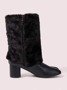CUCCOO DOLLMOD Women's Fashion Medium Boots - Black - View 5