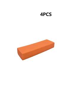 1 Piece Of Easy-To-Use Rubber Scale Removal Eraser For Removing Rust And Stains From Bathtubs And Glass, A Home Cleaning Tool For Stoves And Pots, - Orange - View 9