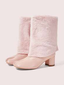 CUCCOO DOLLMOD Women's Fashion Medium Boots - Pink - View 1
