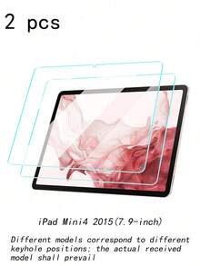2片強化玻璃保護膜，防止平板電腦刮傷與摔落，相容於 Apple Mini4，適用於 S9 2022/S8 Ultra 2022 - 無色 - 查看 9