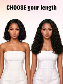 Water Wave Bundles Human Hair 1 PC Bundles Human Hair 50 Gram/Bundle 12A Unprocessed Culry Wave Bundles 10-18 Inch Brazilian Virgin Hair Quick Weave Extensions Natural Black - Natural Black - View 11