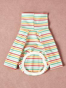 PETSIN Pawparrel Striped Long Sleeve Warm And Comfortable Sweatshirt, Autumn/Spring - Multicolor - View 26