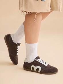 CUCCOO EASI Women's Flat Shoes Lace Up Comfortable And Versatile Outer Wear Casual Shoes Fall Shoes - coffee - View 4