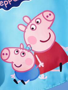 Peppa Pig X SHEIN 1PC-Paige And George-Printed Apron, Unisex, For Baking, Kitchen Cleaning, Gifts, S/M - Multicolor - View 8