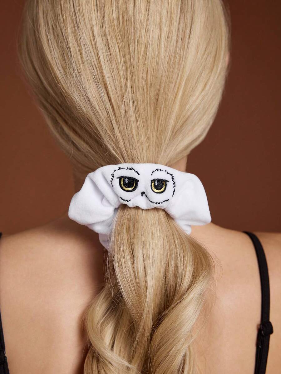 HARRY POTTER X SHEIN 1 Cartoon Pattern Hair Band, Suitable For Daily Wear, Hair Rope, - White - View 1