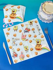 SpongeBob SquarePants | SHEIN 紙巾 - SpongeBob - 查看 1