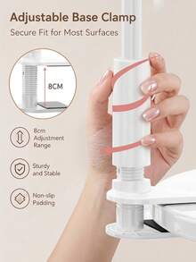 Upgraded Sturdy Gooseneck Phone Holder, 360° Flexible Adjustable Clip Phone Stand, Hands Free, Home Essential For Watching Movies Studying, 70CM - Classic - View 4