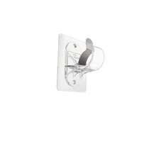 1pc No-Drill Self-Adhesive Curtain Rod Bracket, Adjustable Curtain Rod Hook Without Nails, Suitable For Bathroom, Kitchen, Hotel - Clear - View 7