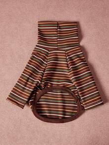 PETSIN Pawparrel Striped Long Sleeve Warm And Comfortable Sweatshirt, Autumn/Spring - Multicolor - View 25
