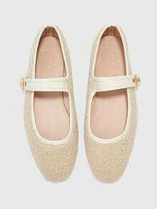 CUCCOO BIZCHIC Casual And Comfortable One-Pedal Commuting Simple Women's Flats - rice apricot - View 2