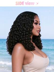 Water Wave Human Hair Bundles 1 PC Bundle Unprocessed Brazilian Virgin Hair 12A Grade Human Hair Extensions For Women Natural Color 50 G/Bundle - Natural Black - View 5