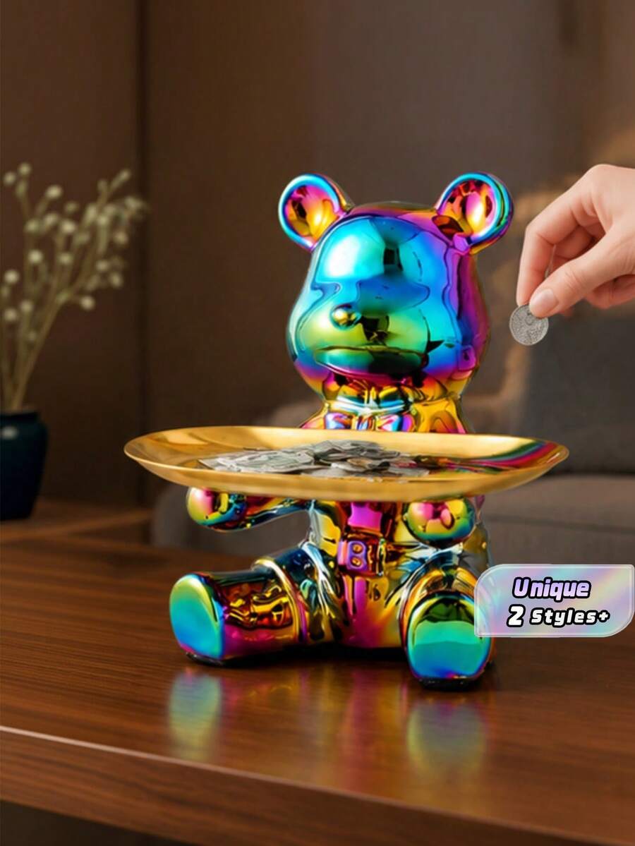 A Shoe Cabinet, Foyer Decoration, Piggy Bank, Living Room Light Luxury Decoration - C - View 1