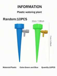 1/6/10pcs Auto Watering Device With Adjustable Slow-Release Control Valve Switch, Suitable For Home & Boat Gardening, Plant Sprayer, Gardening Supplies (Accessory Colors Random) - Multicolor - View 12