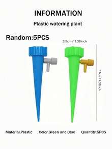 1/6/10pcs Auto Watering Device With Adjustable Slow-Release Control Valve Switch, Suitable For Home & Boat Gardening, Plant Sprayer, Gardening Supplies (Accessory Colors Random) - Multicolor - View 17