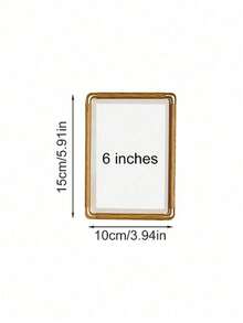 1Pc Plastic Picture-Photo-Frame Vertical-Horizontal Tabletop Display Wall Mount For Home Decor Or Office Desk Family ,Table Decor, Dorm Essentials, Graduation Gift, Wedding Essentials - Section A - View 14