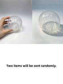 Cute Hamster Exercise Ball, Transparent Hamster Running Ball, Small Pet Hamster Wheel With Random Colors - Fun & Activity Toy For Hamsters, Gerbils, Mice - Multicolor - View 12