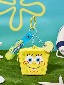 SpongeBob SquarePants | Joivida 1 قطعة محفظة عملات بتصميم حيواني مثير للاهتمام. - أصفر - مشاهدة 1
